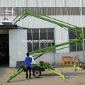 Trailer mounted cherry picker boom lift towable boom lift